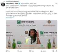 Chris Evert endorses Coco Gauff's opinions